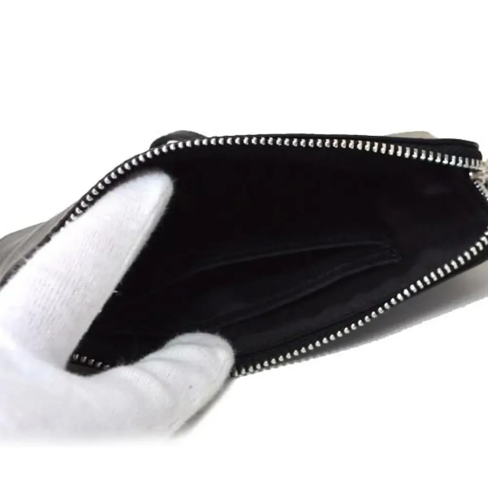 Coach Rainbow Corner Zip Wristlet Wallet F26938 Black Leather NWT $95 MSRP